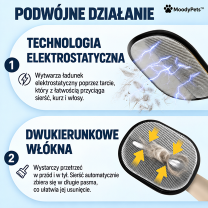 Rękawica do Pielęgnacji i Usuwania Sierści