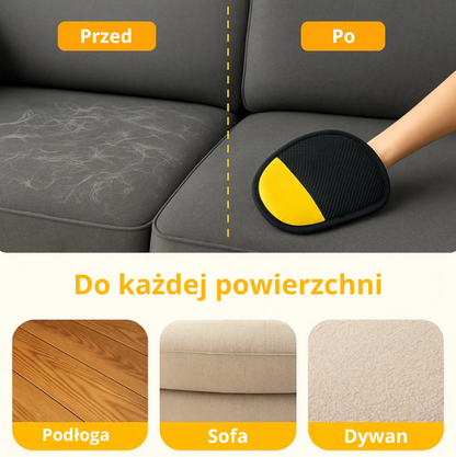 Rękawica do Pielęgnacji i Usuwania Sierści